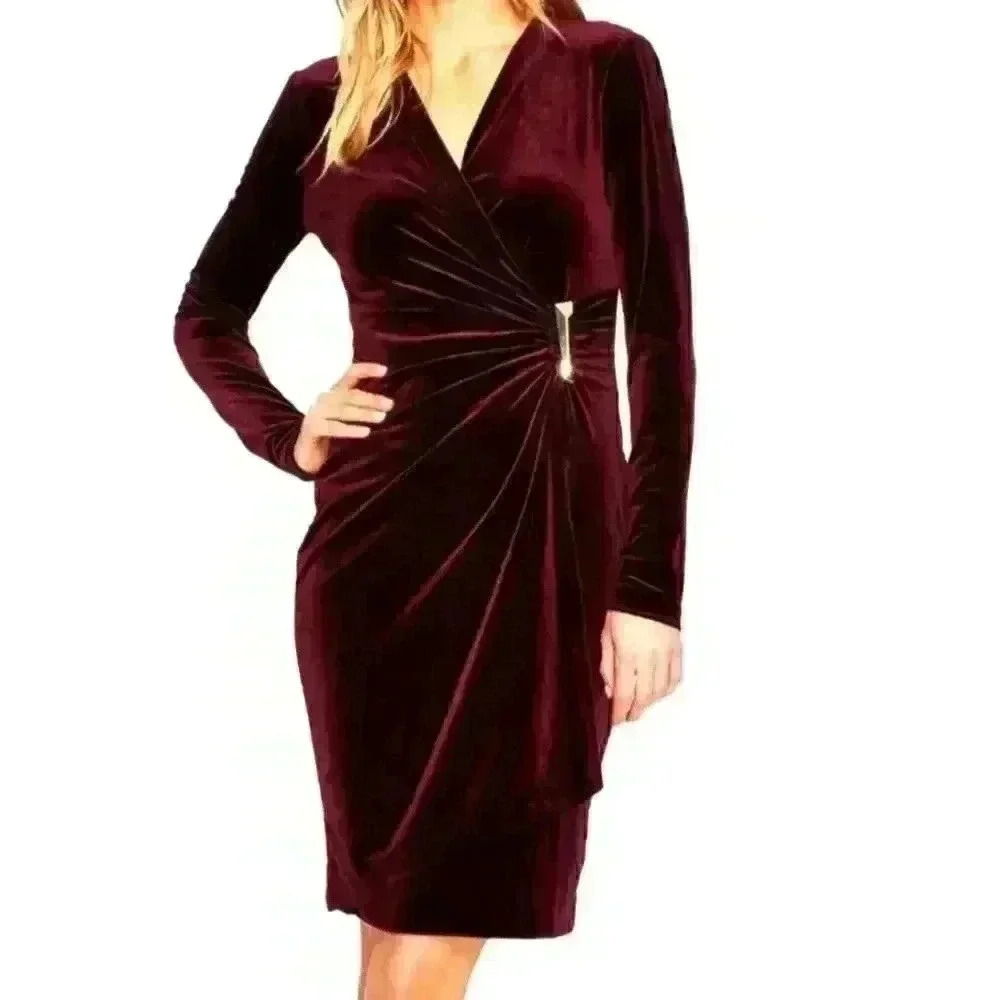 NWT Calvin Klein Velvet Dress
